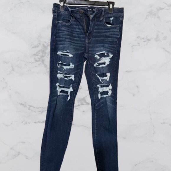 American Eagle High Rise Jeggings Size 8 - Picture 2 of 7
